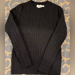 Vineyard vines black cashmere sweater sz xxs